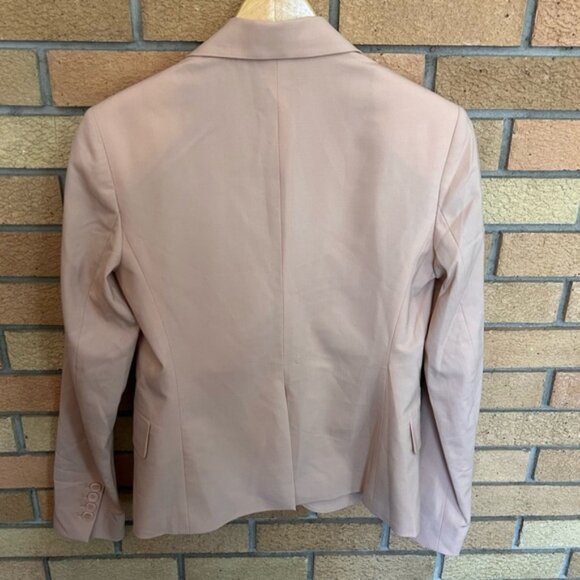 Theory Blush Pink 100% Wool Single Button Blazer Women’s Size 0 - Picture 3 of 7